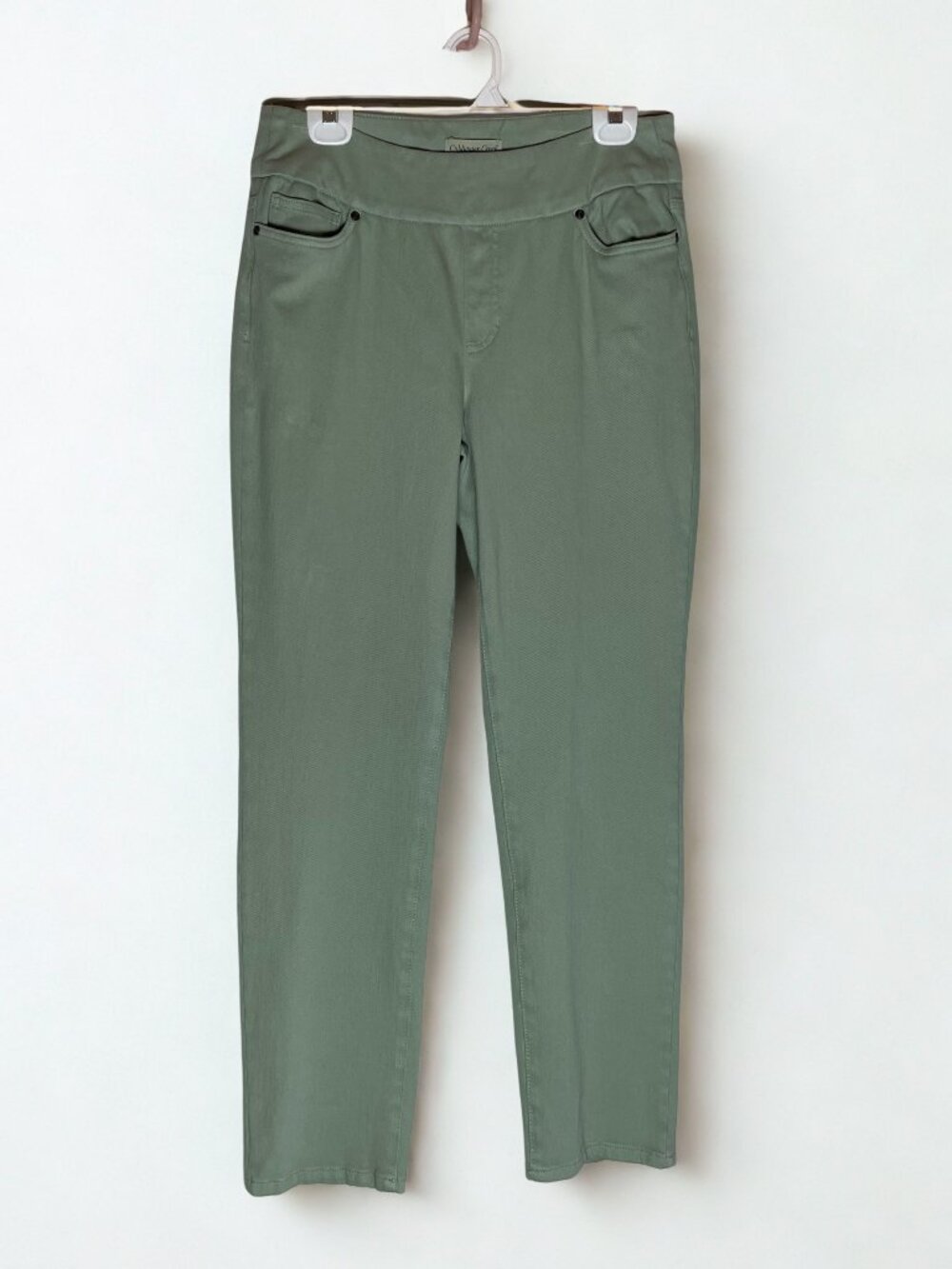 Coldwater Creek stretch jeans size 10 light green washed once never worn